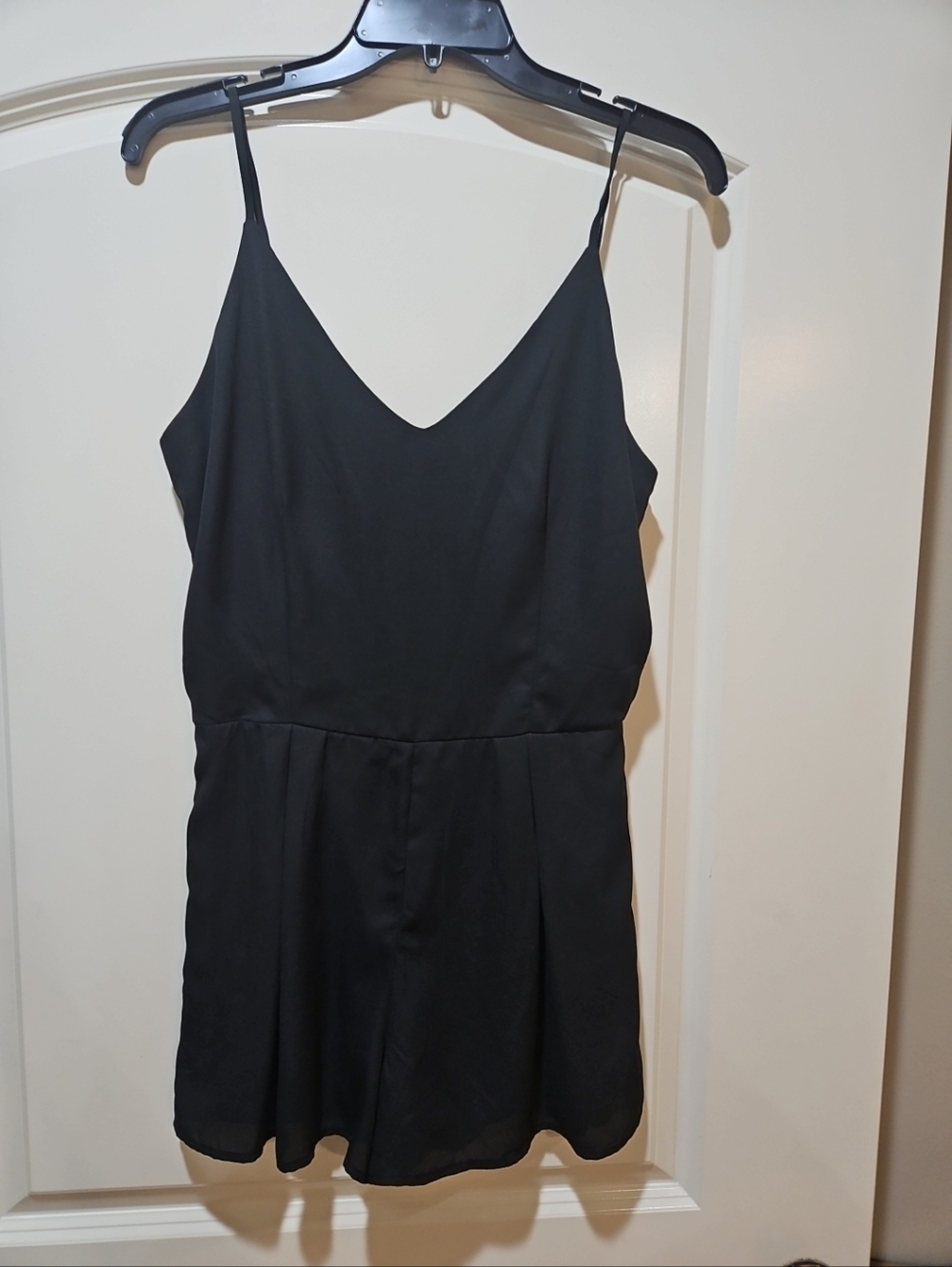 Pink Owl Black Spaghetti Strap Romper